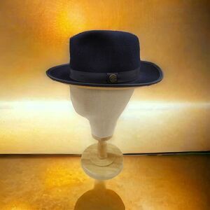 MEN'S BRUNO CAPELO PRINCETON 2.5" SNAP BRIM CAMEL BOTTOM WOOL FEDORA HAT. PR-316